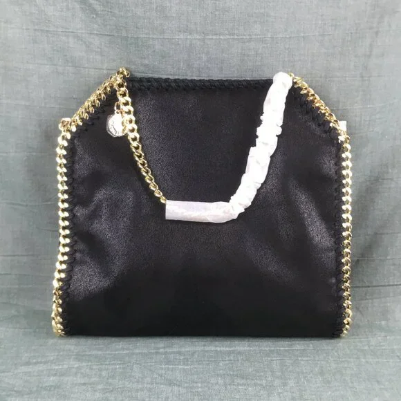 NWT Stella Mccartney Falabella Tote Bag Black - Picture 2 of 12